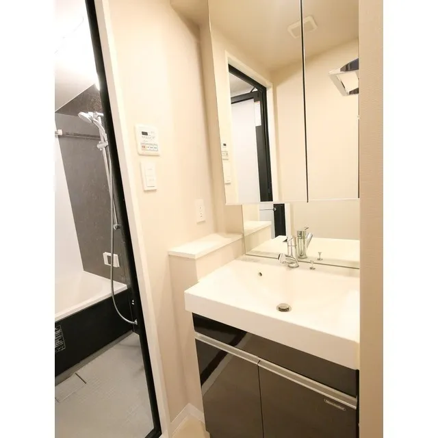 Comforia Nishimagome HILLSIDE - Interior - ["Mirror", "Tap", "Sink"]