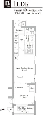 Prime Urban Shinjuku Naitomachi - Floor Plan - []