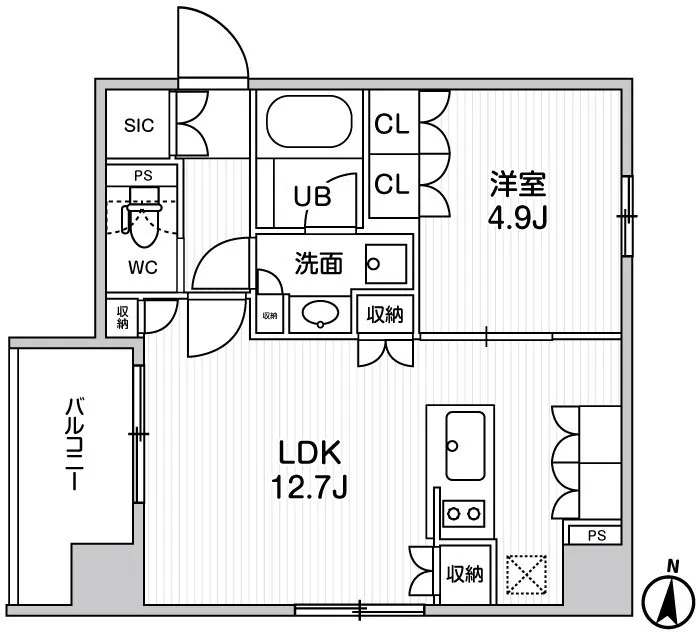 Season Flats Kikukawa WEST - Floor Plan - ["White", "Design", "Plan"]