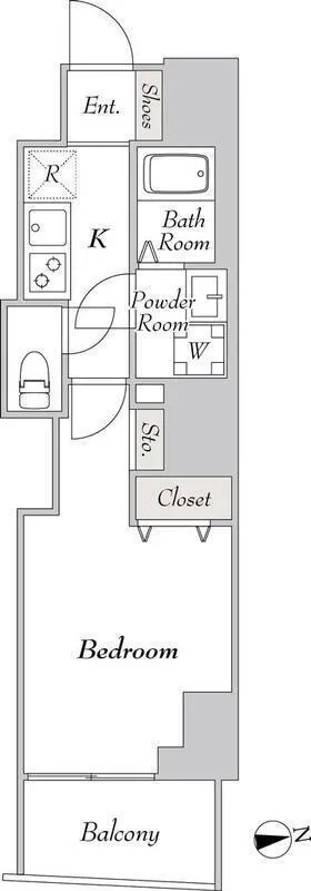 Ethid Ichigaya Yakuoji - Floor Plan - []