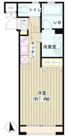 Art Moulay Jiyugaoka - Floor Plan - ["Apartment", "Tile Flooring"]