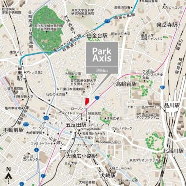 Park Axis Ikedayama - Other - ["Map", "Line", "Intersection"]