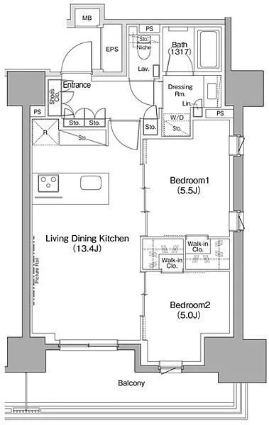 The Park Habio Takinogawa - Floor Plan - ["Diagram", "Plan", "Floor plan"]