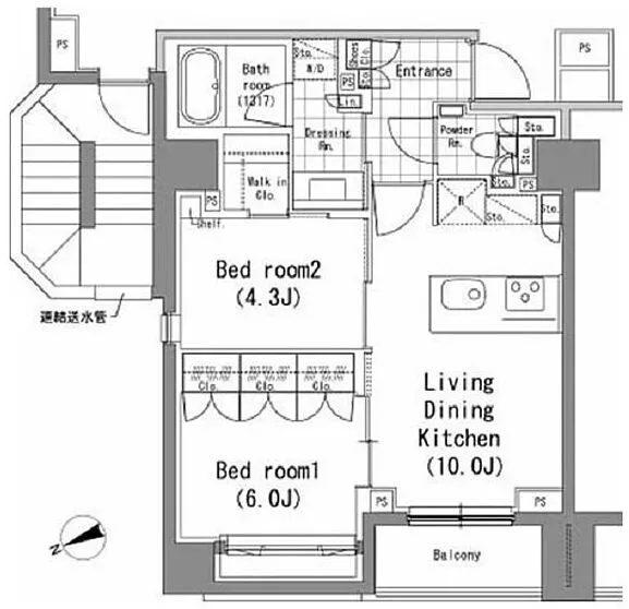 Park Habio Shimbashi - Floor Plan - ["White", "Plan", "Diagram"]