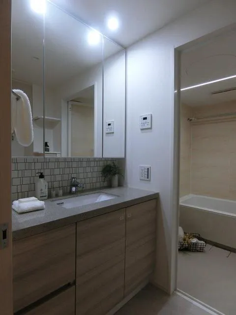 The Park Habio Ichigaya East - Interior - ["Bathroom Sink", "Interior design", "Wall"]