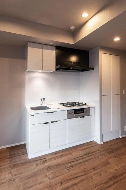 La Perla Takanawa - Interior - ["Cabinetry", "Countertop", "Kitchen stove"]