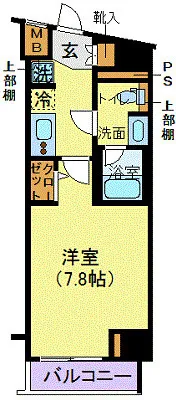 Makes Design Monzen Nakamachi II - Floor Plan - ["Apartment"]