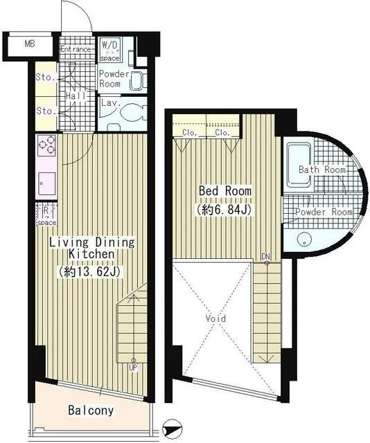 Futaba Apartment - Floor Plan - ["Rectangle", "Font", "Parallel"]