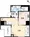 Mynavi STAY Sunny Side Kachidoki - Floor Plan - [] thumbnail