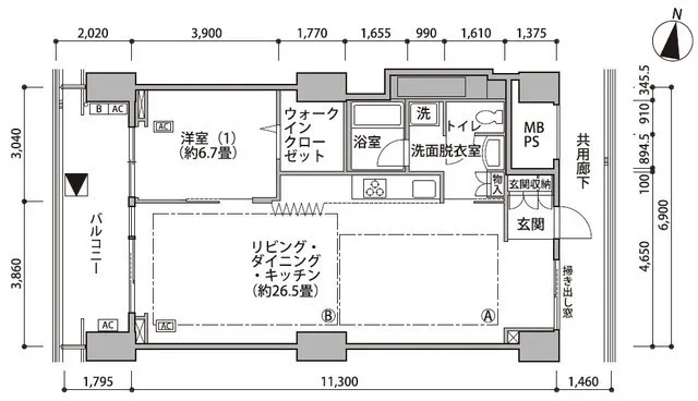 Shinonome Canal Court CODAN Building 16 - Floor Plan - ["White", "Diagram", "Technical drawing"]