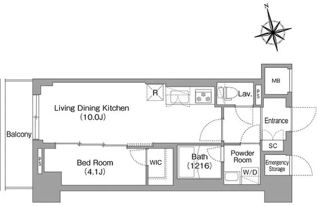 Comforia Liv Minamisunamachi East - Floor Plan - []