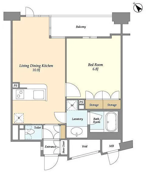 Orchid Residence Kagurazaka - Floor Plan - ["Diagram", "Plan", "Floor plan"]