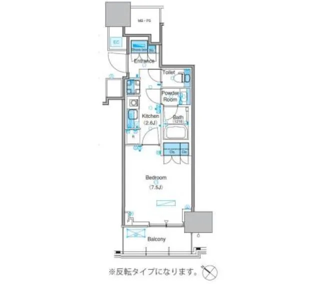 Park Axis Toyosu Canal - Floor Plan - ["Rectangle", "Schematic", "Slope"]