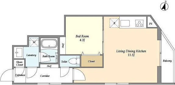 ASTILE Harajuku - Floor Plan - ["Rectangle", "Font", "Parallel"]