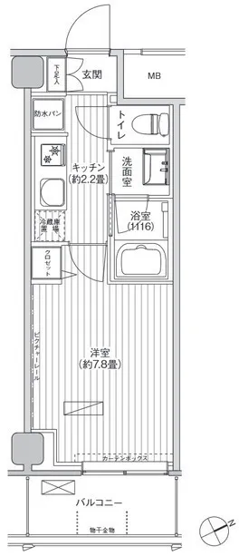 Hulic Asakusabashi Edodori - Floor Plan - []