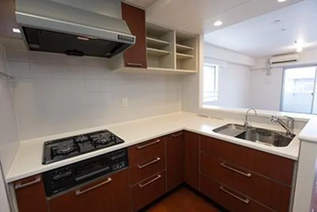 KDX Residence Nihonbashi Suitengu - Interior - ["Kitchen", "Major appliance", "Countertop"]