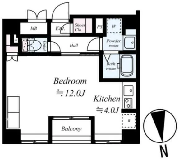 Dolce Kyobashi, Building 2 - Floor Plan - ["Plan", "Floor plan"]