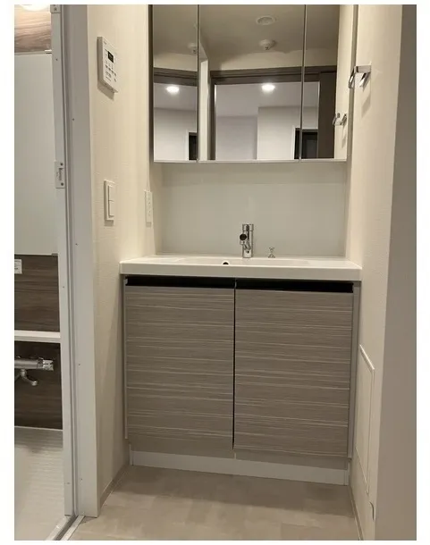Geoent Shin-Nakano - Interior - ["Bathroom cabinet", "Flooring", "Sink"]