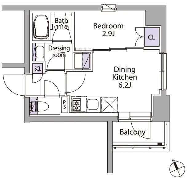 IPSE Yoyogi - Floor Plan - ["White", "Diagram", "Plan"]