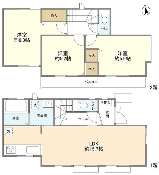 4-20-24 Shimotakaido, Suginami-Ku, Tokyo - Floor Plan - ["White", "Floor plan", "Plan"]