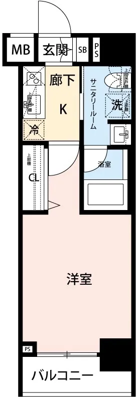 Mynavi STAY Grande Ueno - Floor Plan - ["Apartment"]