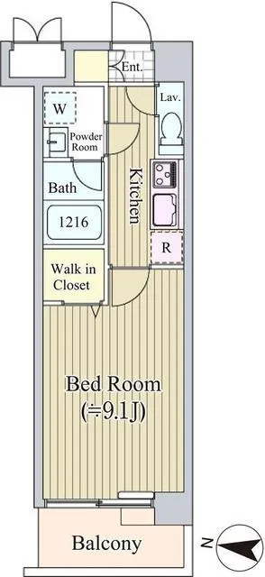 ALIVIO Nishiazabu - Floor Plan - ["Text", "Line", "Floor plan"]
