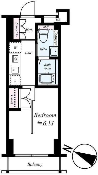 Arvail Meguro Epicure - Floor Plan - []