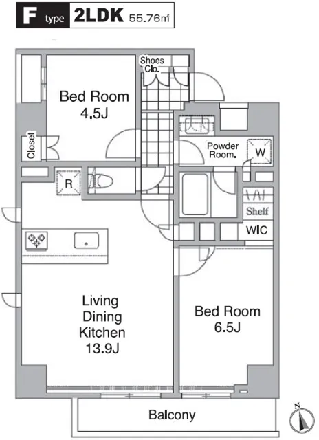 Residia Meguro Ⅳ - Floor Plan - ["Product", "Rectangle", "Line"]