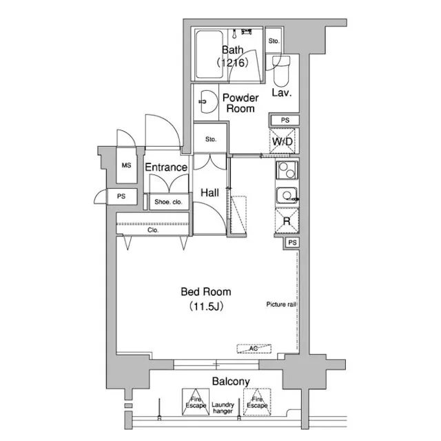 Comforia Shimokitazawa - Floor Plan - ["Schematic", "Font", "Parallel"]
