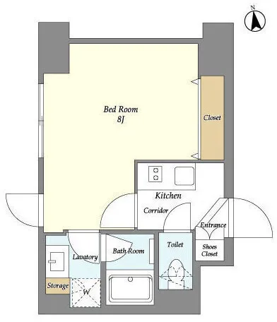 Rexceed Kagurazaka - Floor Plan - ["White", "Floor plan"]