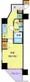 Presence Kiba Park - Floor Plan - ["Apartment", "Tile Flooring"] thumbnail
