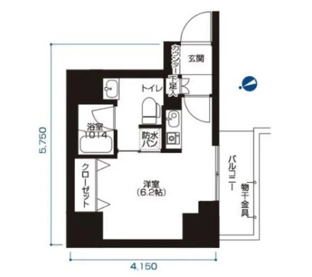 Urbanex Omori - Floor Plan - ["Rectangle", "Font", "Parallel"]