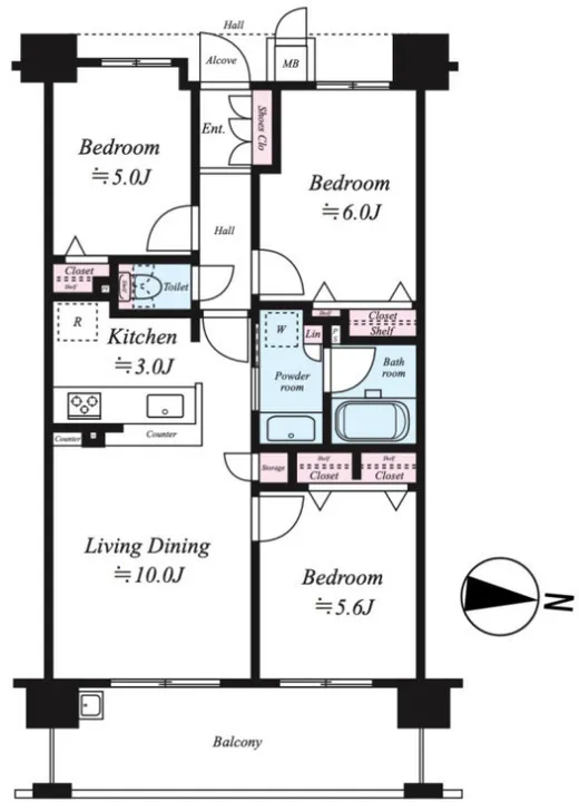 Eslead Kyoto Nijo - Floor Plan - ["Plan", "Floor plan"]