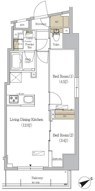 Urbanex Komagome - Floor Plan - ["Schematic", "Parallel", "Font"]