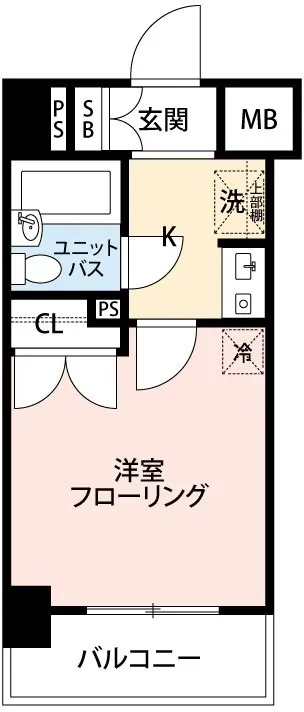 Mynavi STAY Palace Tsukishima Riverside - Floor Plan - []