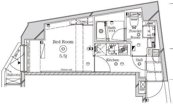 Lafista Ikebukuro - Floor Plan - ["White", "Plan", "Map"]