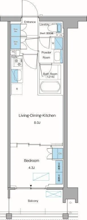 Le Fone Progre Takadanobaba North - Floor Plan - ["Diagram"]