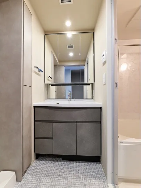 Baus Flats Kuramae - Interior - ["Bathroom Sink", "Flooring", "Sink"]