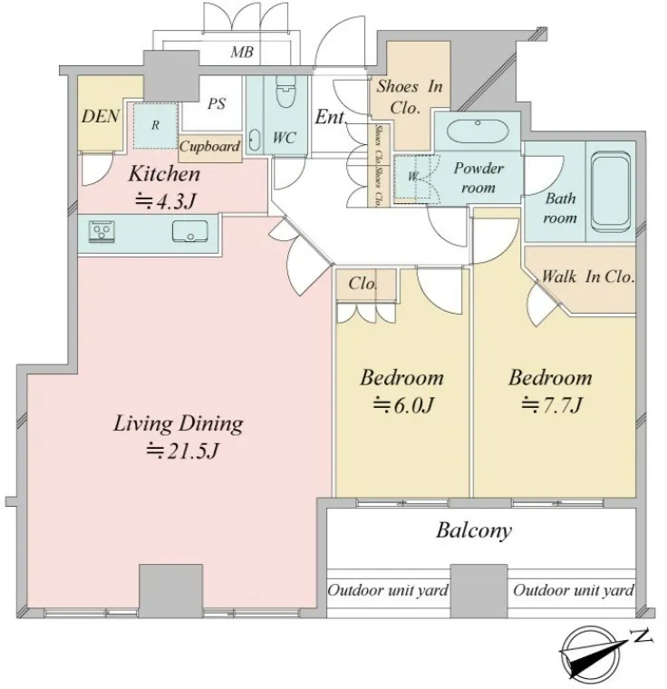 West Park Tower Ikebukuro - Floor Plan - ["White", "Floor plan", "Plan"]