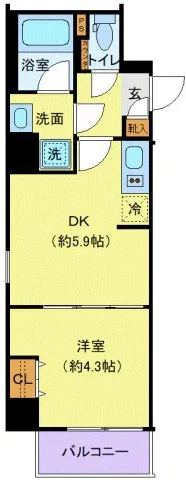 Dearlycious Minamisunamachi - Floor Plan - []