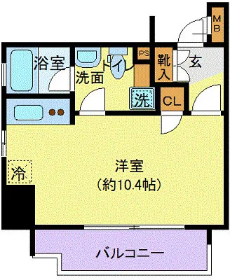 Plaire Deux Akabane II - Floor Plan - ["Plumbing fixture", "Floor plan", "Sink"]