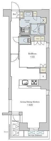 Residence Bunkyo Rikugien Front - Floor Plan - ["Diagram", "Plan", "Floor plan"]