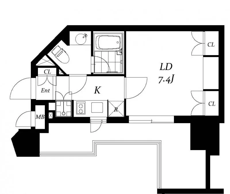 Chester Court Ochanomizu - Floor Plan - ["Floor", "Plan", "Floor plan"]