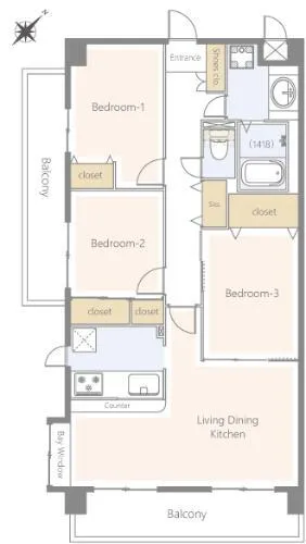 City Court Kugenuma Room 501