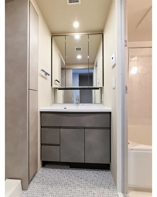 Baus Flats Kuramae - Interior - ["Bathroom Sink", "Flooring", "Sink"]