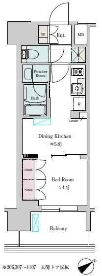 Brillia Ist Oimachi - Floor Plan - []