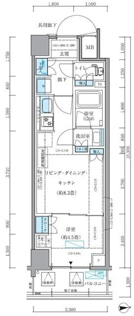 Park Axis Shinagawa Seaside - Floor Plan - []