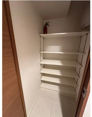 Clio Gotanda - Interior - ["Shelving", "Flooring", "Shelf"]