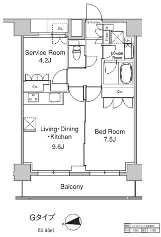 PROUD FLAT Asakusa Komagata - Floor Plan - ["Diagram", "Plan", "Floor plan"]