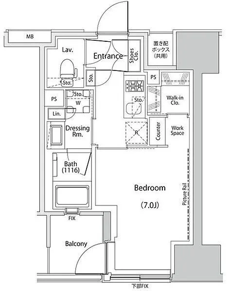 The Park Habio Ningyocho Residence - Floor Plan - ["Plan", "Diagram", "Floor plan"]